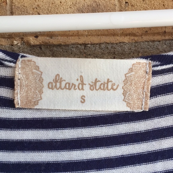 Alter’d State Navy Striped Dress - Picture 3 of 3